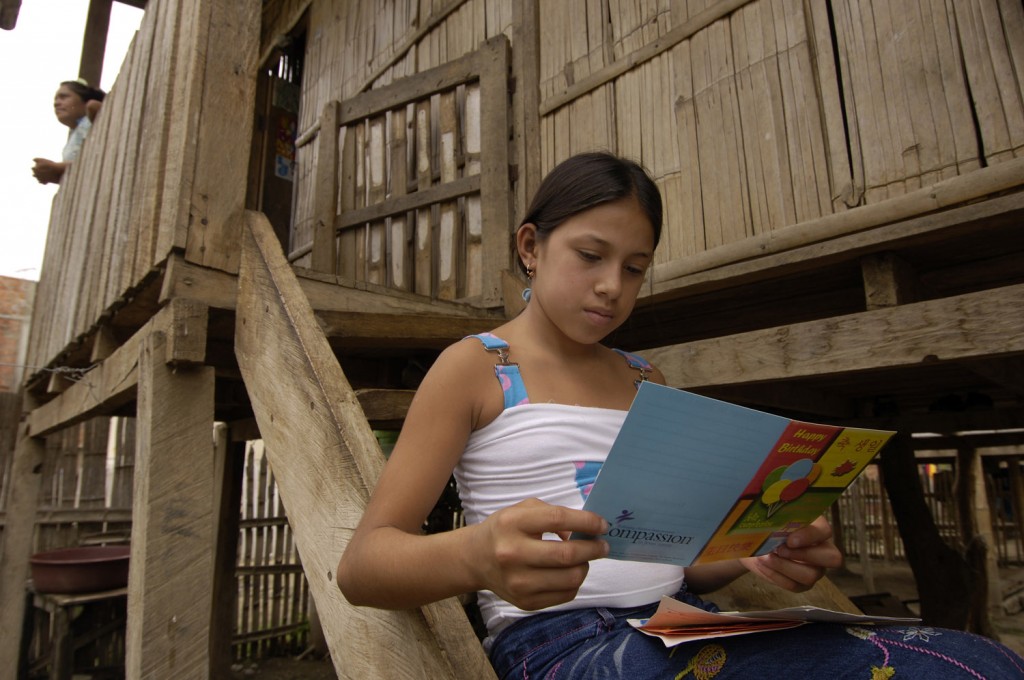 Gema Monserrate Cano CHOEZ reading sponsor letters