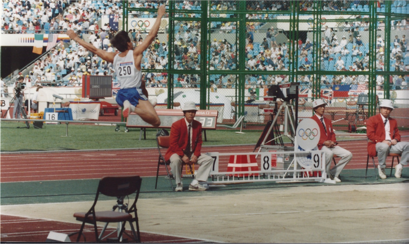 Jimmy Mellado 1988 Olympic Decathlon Photos
